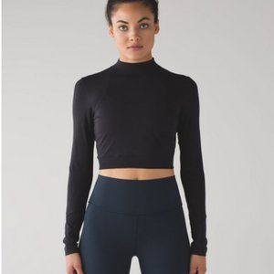 Lululemon | Kitsilano Mock Long Sleeve in Black